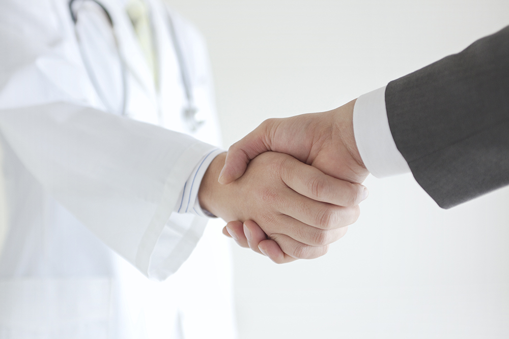 Physician Handshake